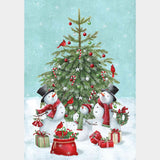 Holly Jolly - Snowmen Christmas Tree Multi Panel