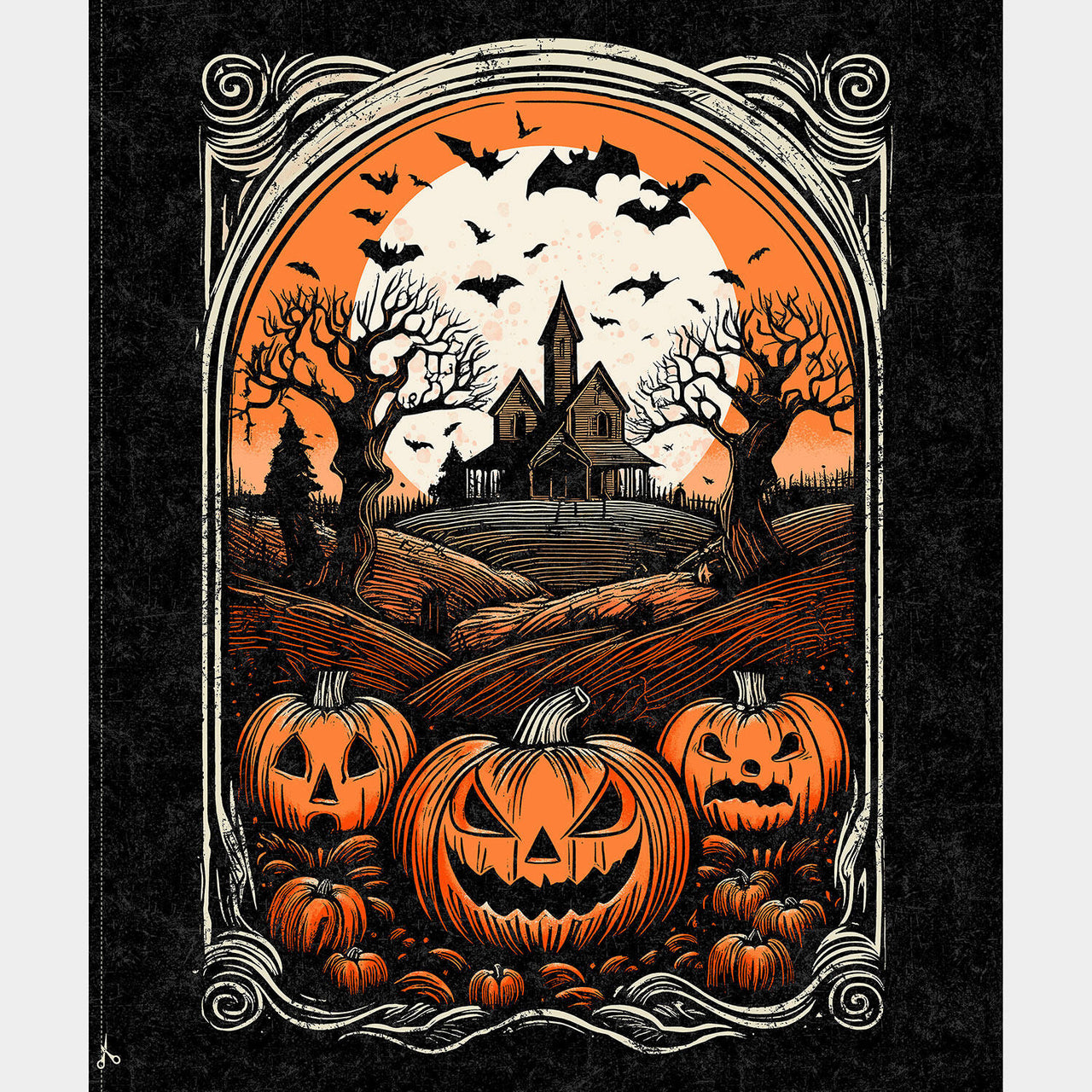 Haunted Hollow - Haunted House Halloween Panel