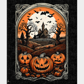 Haunted Hollow - Haunted House Halloween Panel