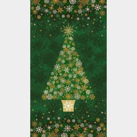 Shimmer - O' Christmas Tree - Christmas Tree Green Multi Metallic Panel