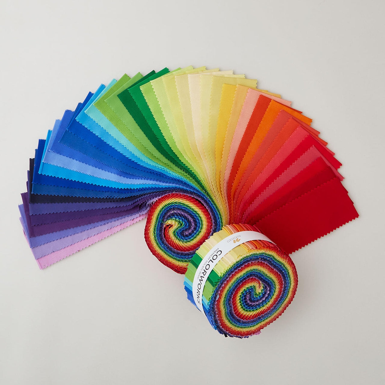 Colorworks Premium Solids Rainbow Medley Strips