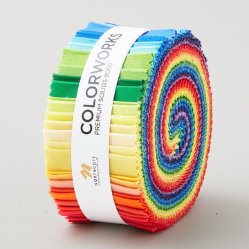 Colorworks Premium Solids Rainbow Medley Strips