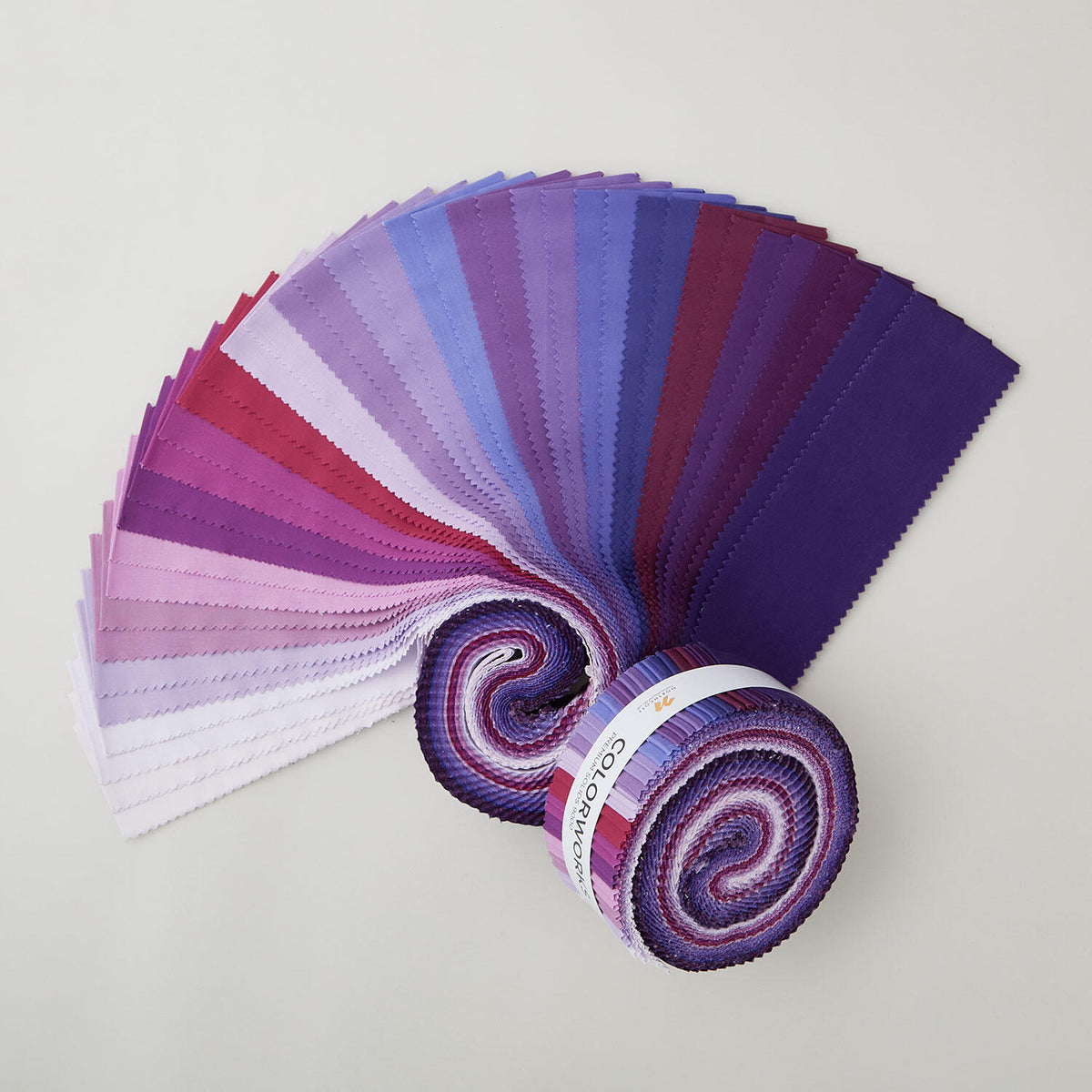 Color Works Quilt Pattern Colorworks Premium Solids - Majestic Purples Strips