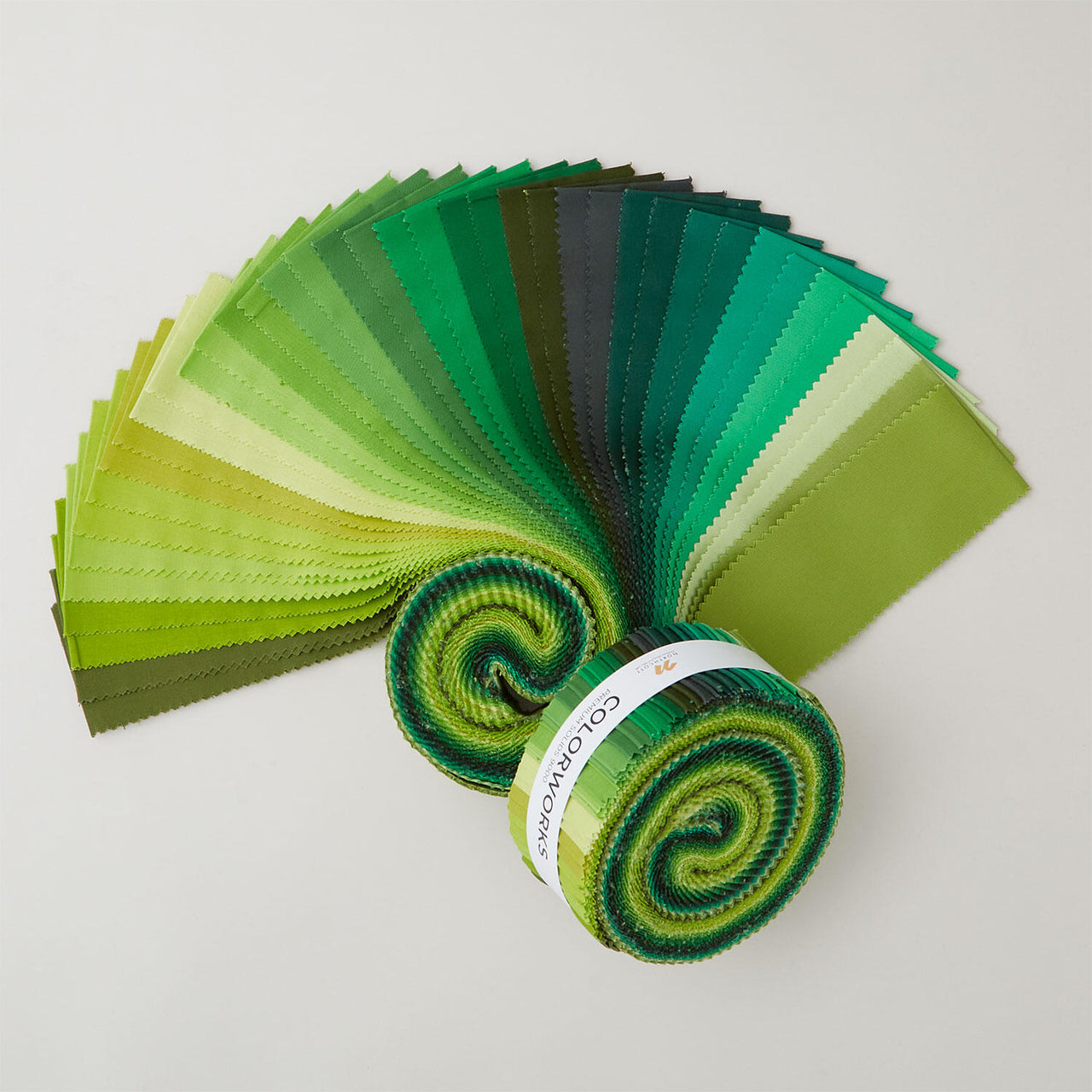 Colorworks Premium Solids Green Thumb Strips