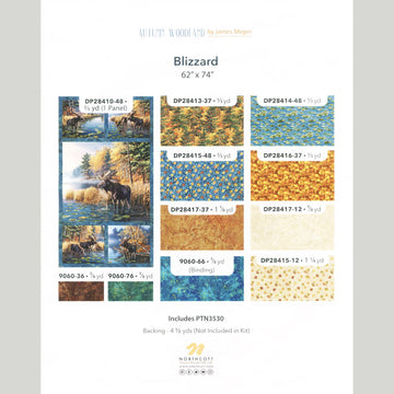Autumn Woodland Blizzard Quilt Kit
