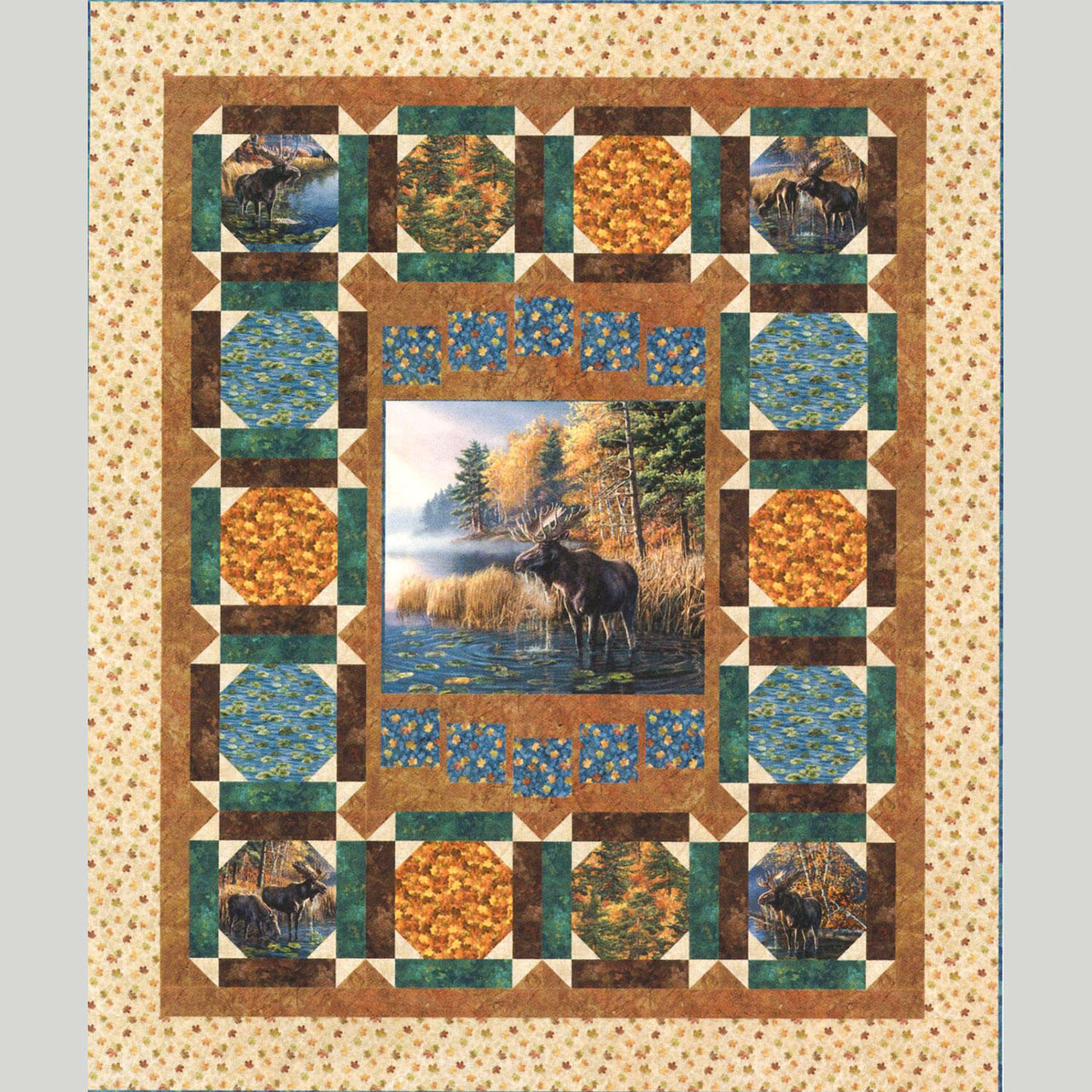 Autumn Woodland Blizzard Quilt Kit