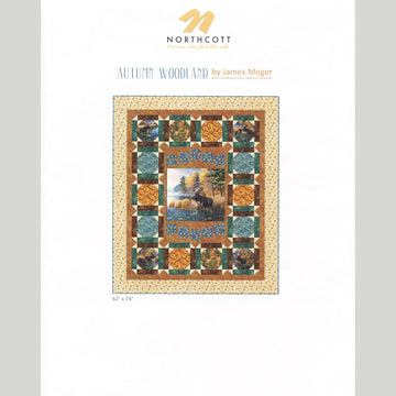 Autumn Woodland Blizzard Quilt Kit