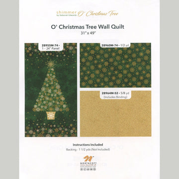 O' Christmas Tree Wall Hanging Quilt Kit