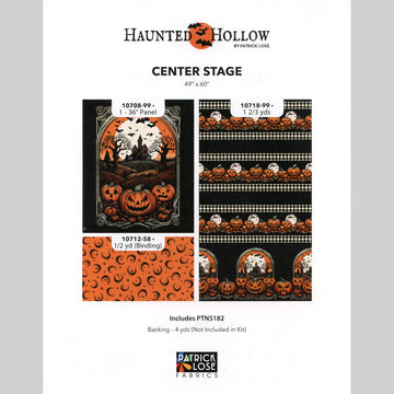 Haunted Hollow Center Stage Quilt Kit