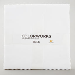 Colorworks Premium Solids White Tiles