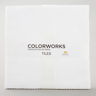 Colorworks Premium Solids White Tiles