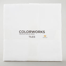Colorworks Premium Solids White Tiles