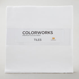 Colorworks Premium Solids Snow Tiles