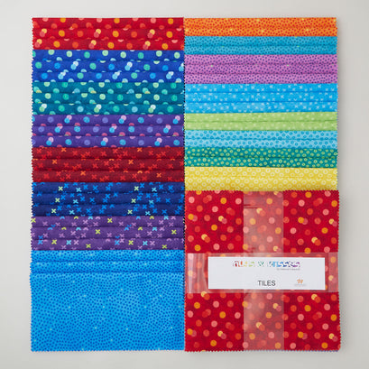 Hugs and Kisses Flannel Tiles