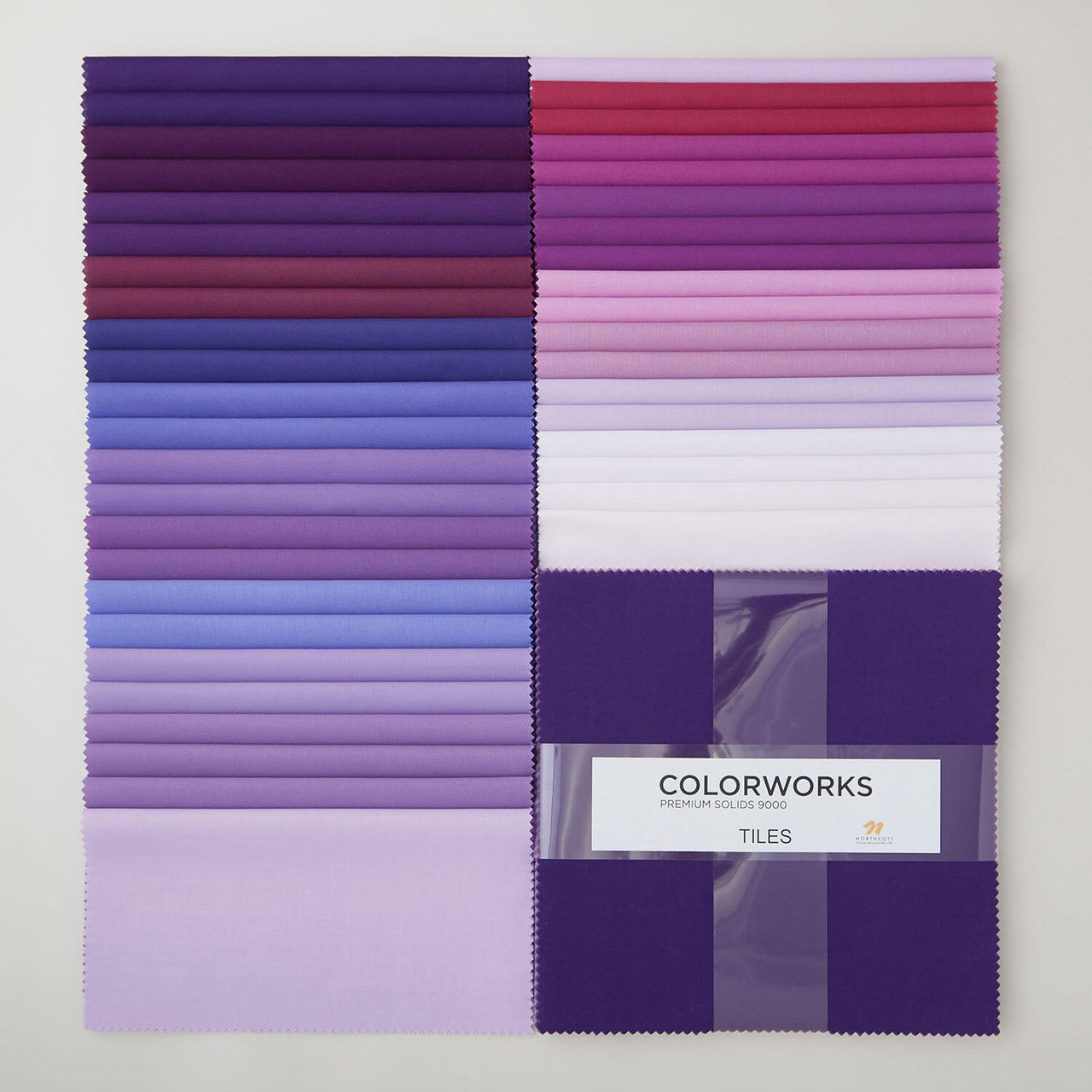 Colorworks Premium Solids Majestic Purples Tiles