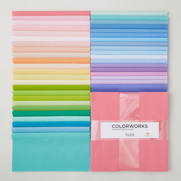 Colorworks Premium Solids Sorbet Medley Tiles