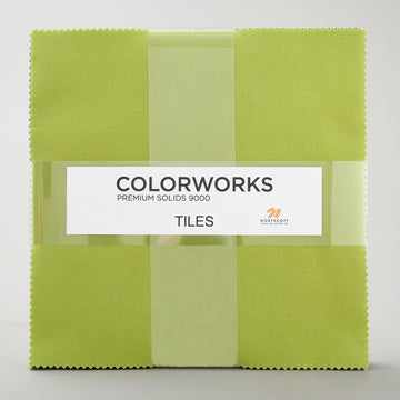 Colorworks Premium Solids Green Thumb Tiles