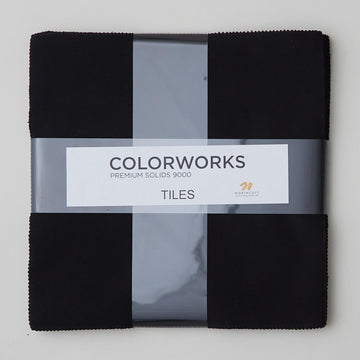 Colorworks Premium Solids Ultra Black Tiles