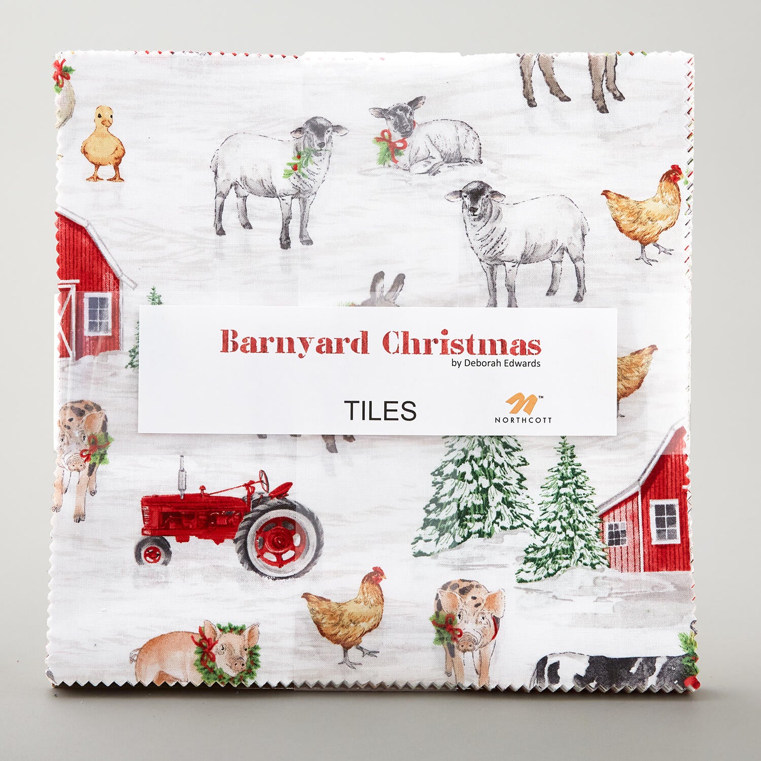 Barnyard Christmas Tiles
