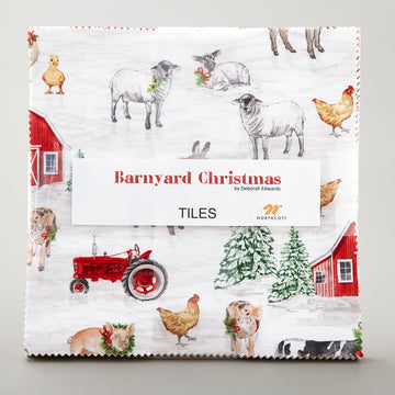 Barnyard Christmas Tiles