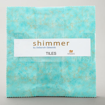 Shimmer - Lagoon & Peacock Metallic Tiles