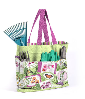 Orchids in Bloom Versatile Tote Bag Free Quilt Pattern