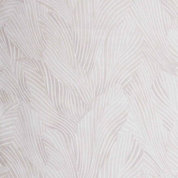 Earth Tone - Tonal Leaves Light Grey 108" Wide 3 Yard Cut