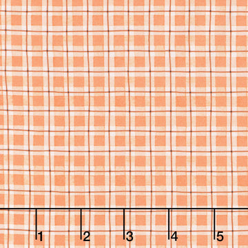 Bountiful - Pumpkin Plaid Orange Yardage