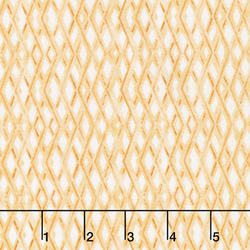 Barnyard Babies Diamond Geo - Yellow Yardage