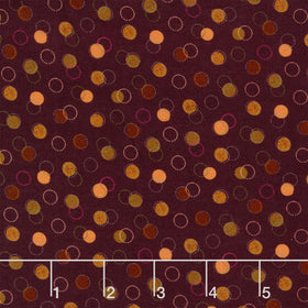 Harvest Minis Basic Harvest Dots - Dark Violet Yardage