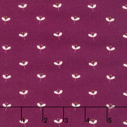 Meadow Bow Ties - Purple Yardage