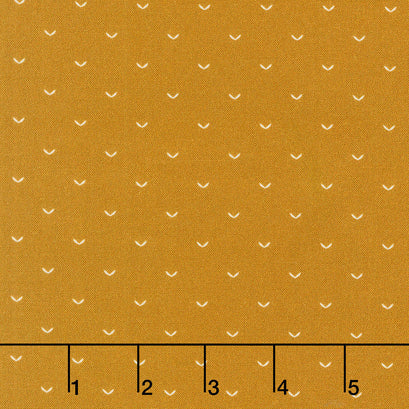 Meadow Olive Leaves - Goldish Umber Yardage