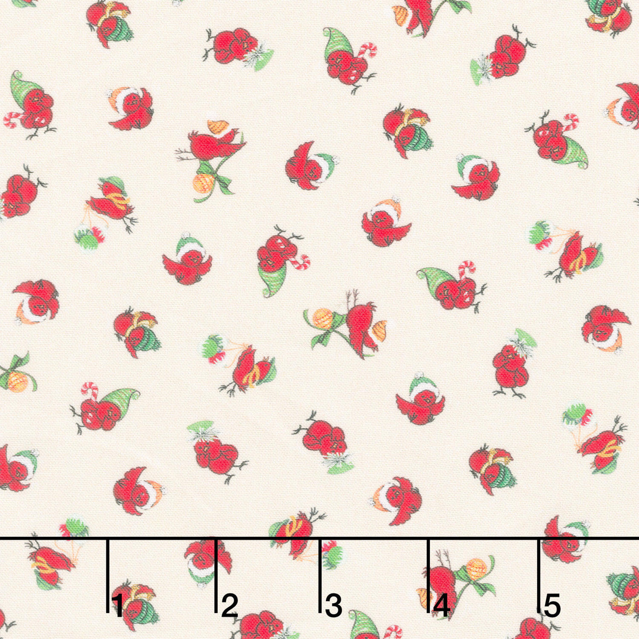 Merry Melody Singing Birds Toss - Ecru Yardage