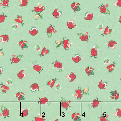 Merry Melody Singing Birds Toss - Green Yardage