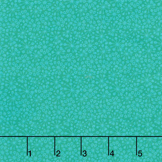 Whimsy Dandy Blossom - Green Yardage