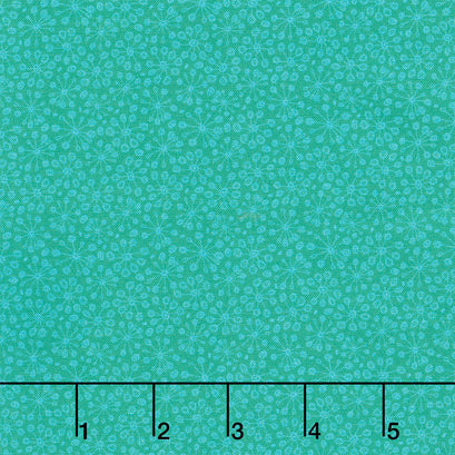 Whimsy Dandy Blossom - Green Yardage