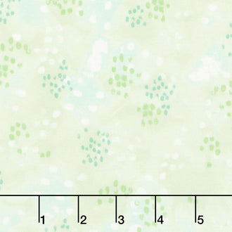 Awakening Dotty Spotty Allover - Green Yardage