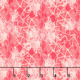 Awakening Angular Geo - Red Yardage