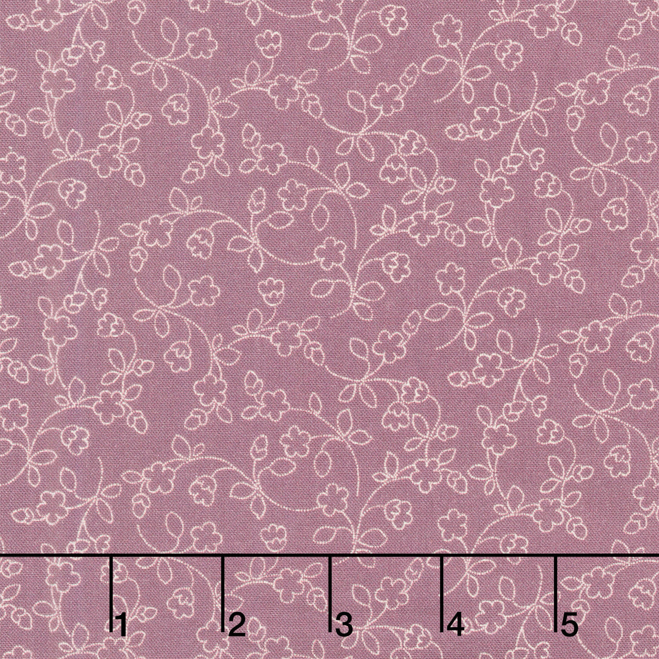 The Heritage Collection Dotty Vines - Purple Yardage