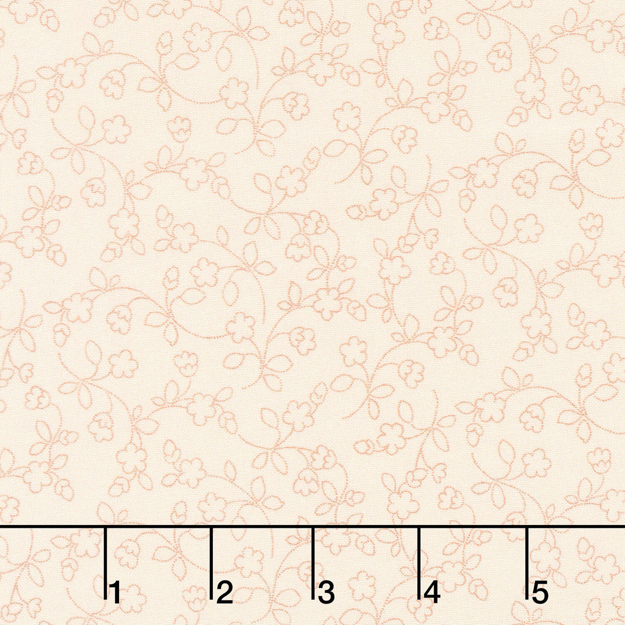 The Heritage Collection Dotty Vines - Ecru Yardage