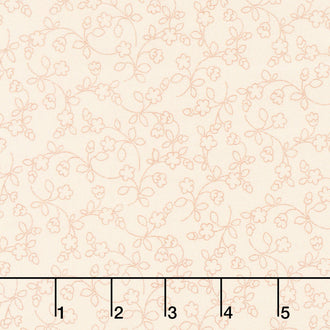 The Heritage Collection Dotty Vines - Ecru Yardage