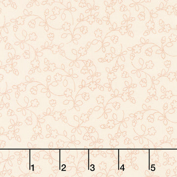 The Heritage Collection Dotty Vines - Ecru Yardage