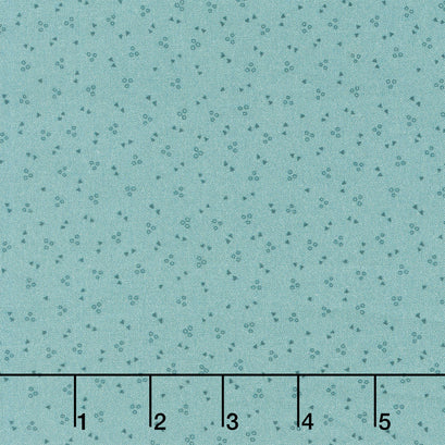 The Heritage Collection Ditzy Shapes - Teal Yardage