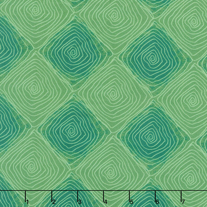 Spring in the Northwoods Diamond Geo - Green Yardage