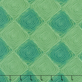 Spring in the Northwoods Diamond Geo - Green Yardage