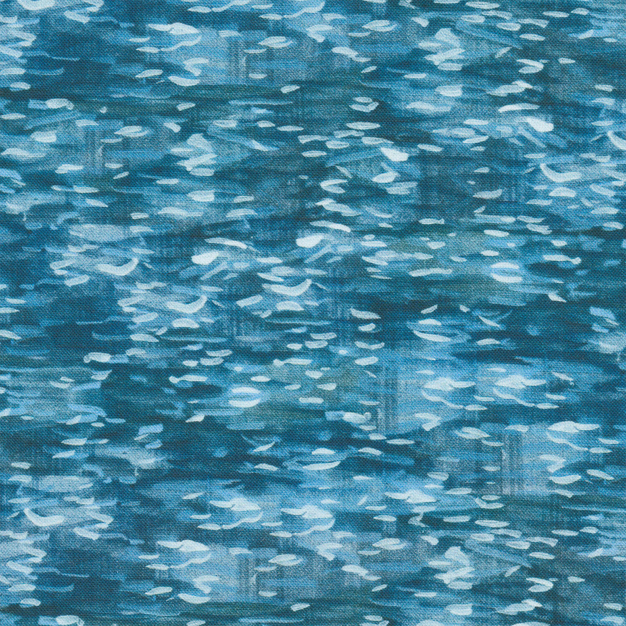 Spring Mill Painted Water Texture - Blue Yardage