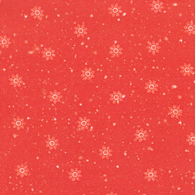 Woodland Whispers - Snowy Tonal Toss Red Yardage