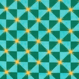 Nutcracker Whimsy - Diamond Geo Teal Green Yardage