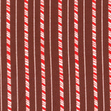 Nutcracker Whimsy - Candy Cane Stripe Red Yardage