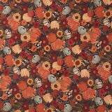 Autumn Homestead - Packed Pumpkins Brown Multi Yardage